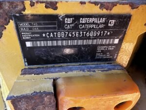 2018 Cat 745 Truck 2128-BT